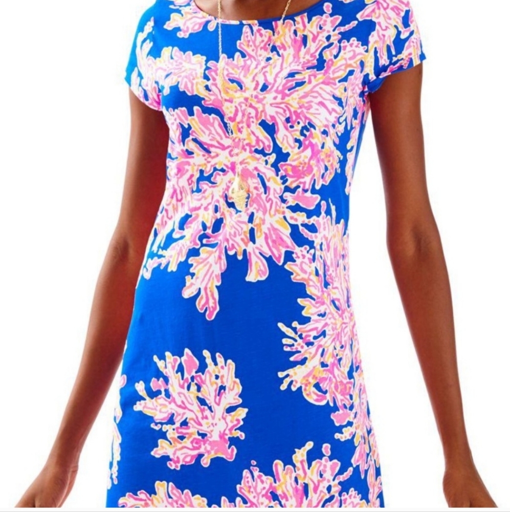Lilly Pulitzer Marlowe Dress It's Electric Print Size small EUC